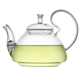Чайник из жаропрочного стекла Лотос, 1200 мл